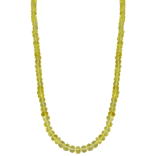 Collar de Plata con Citrino de los Montes Urales