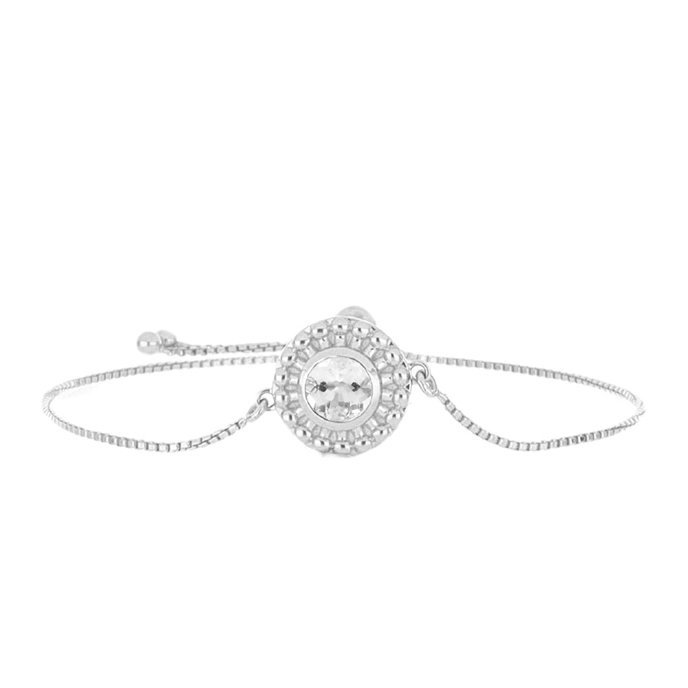 Pulsera de Plata con Petalita de Kalgoorli