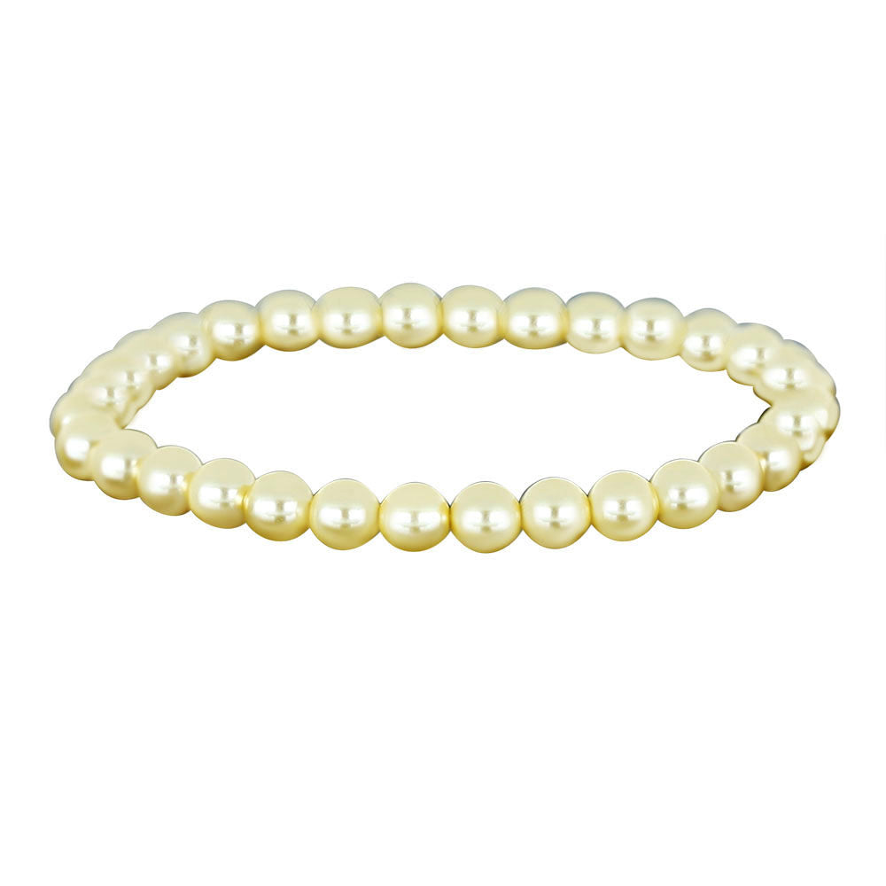 Conjunto Pepita con Perla Dorada de Agua Dulce ( Collar +Pendientes +Pulsera ) 4 