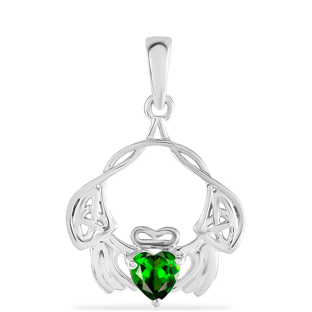 Colgante de Plata con Diópsido de Cromo 1 