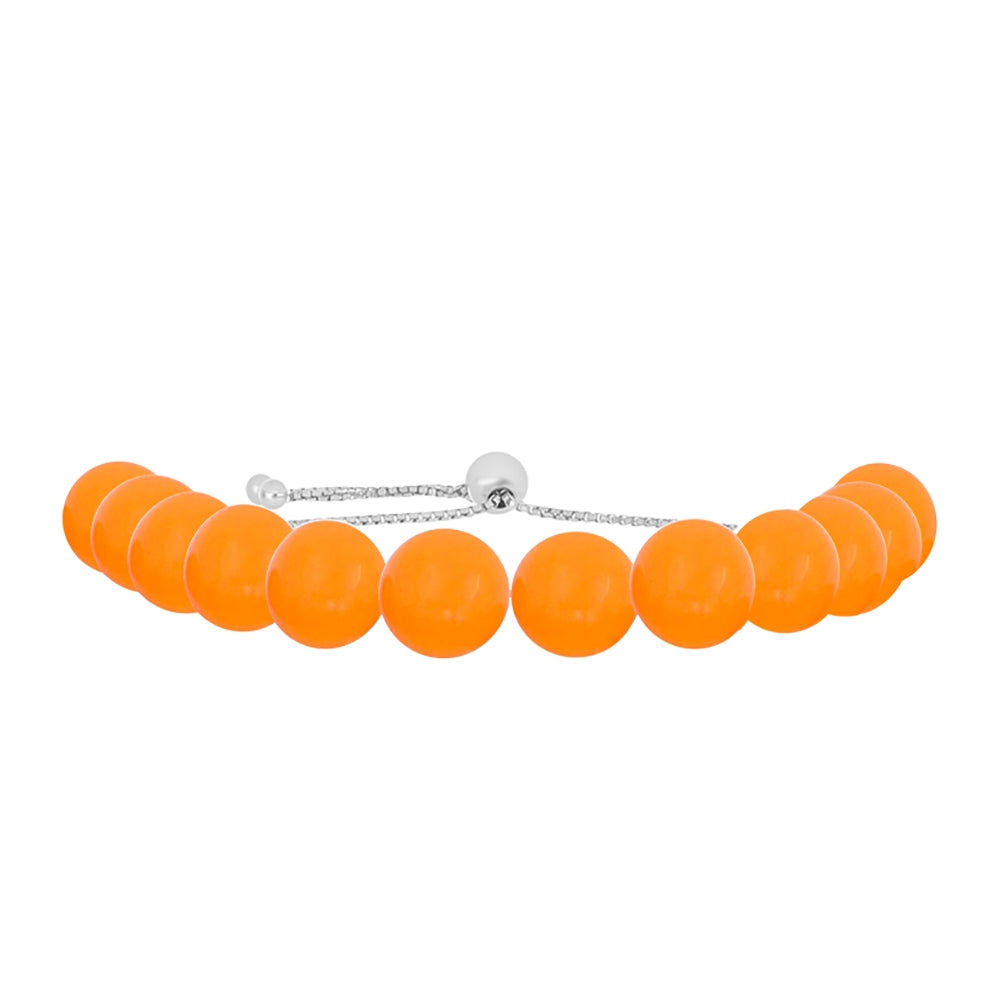 Pulsera de Plata con Jade Amarillo