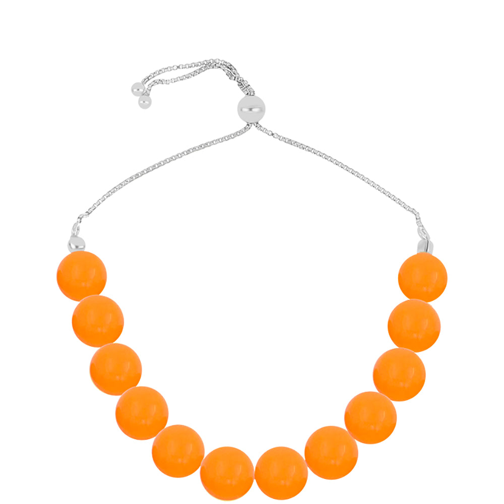Pulsera de Plata con Jade Amarillo