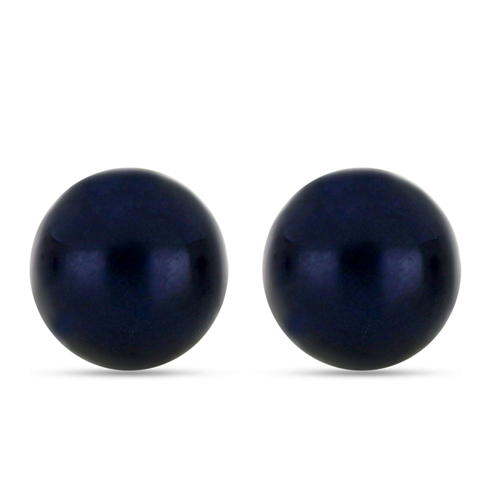 Conjunto de Plata Bañada en Oro con Perla roja de río y Perla de Agua Dulce Blanca ( Pendientes ) 6 