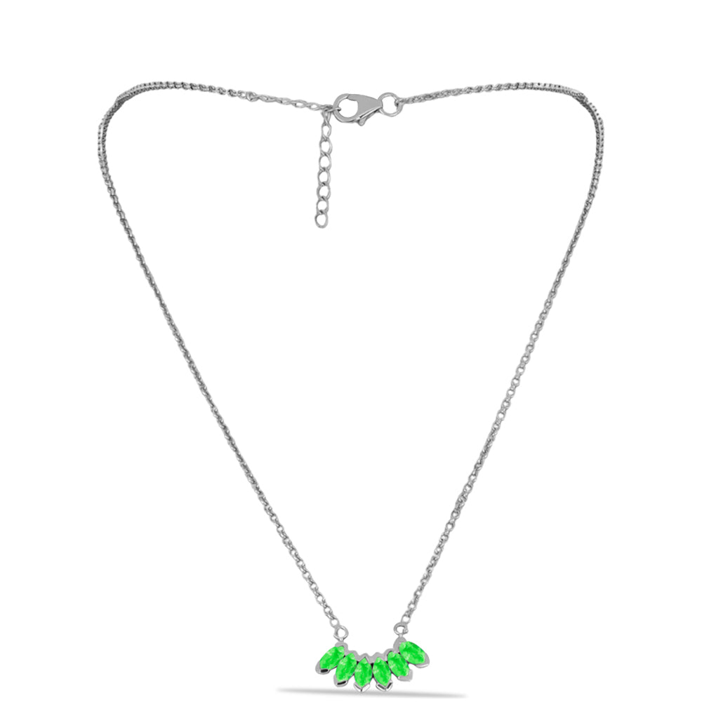 Collar de Plata con Ópalo Hialita 1 