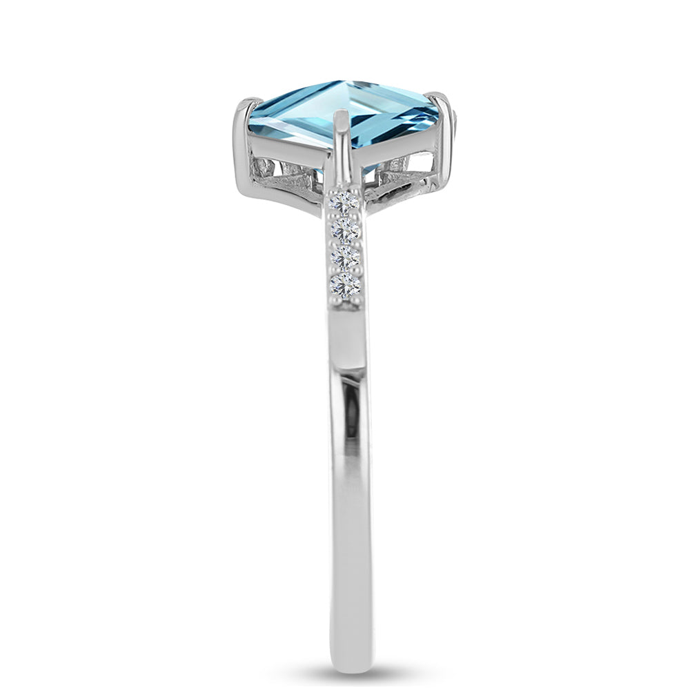 Anillo de Plata con Amatista de Marruecos y Ágata Verde 4 