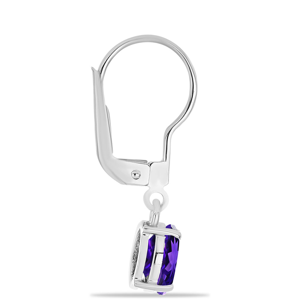 Pendientes de Plata con Amatista de Marruecos 2 