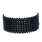 Pulsera de Plata Bañada en Oro con Espinela Negra
