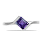Anillo de Plata con Amatista de Marruecos