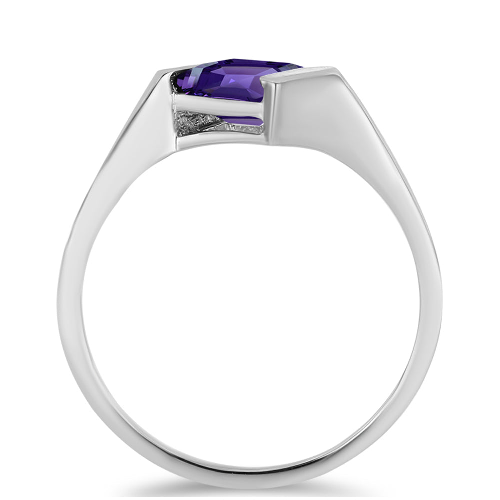 Anillo de Plata con Amatista de Marruecos 2 