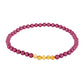 Conjunto de Plata Bañada en Oro con Perla Púrpura de Agua dulce y Citrino de los Montes Urales ( Pulsera )