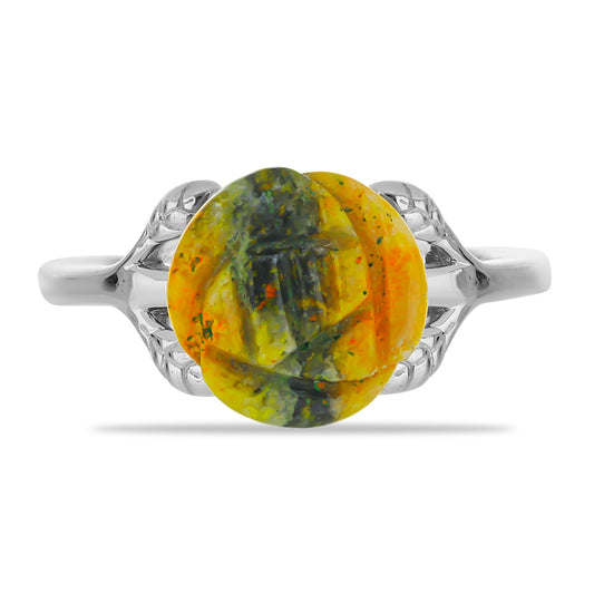 Anillo de Plata con Jasper de Bumble Bee