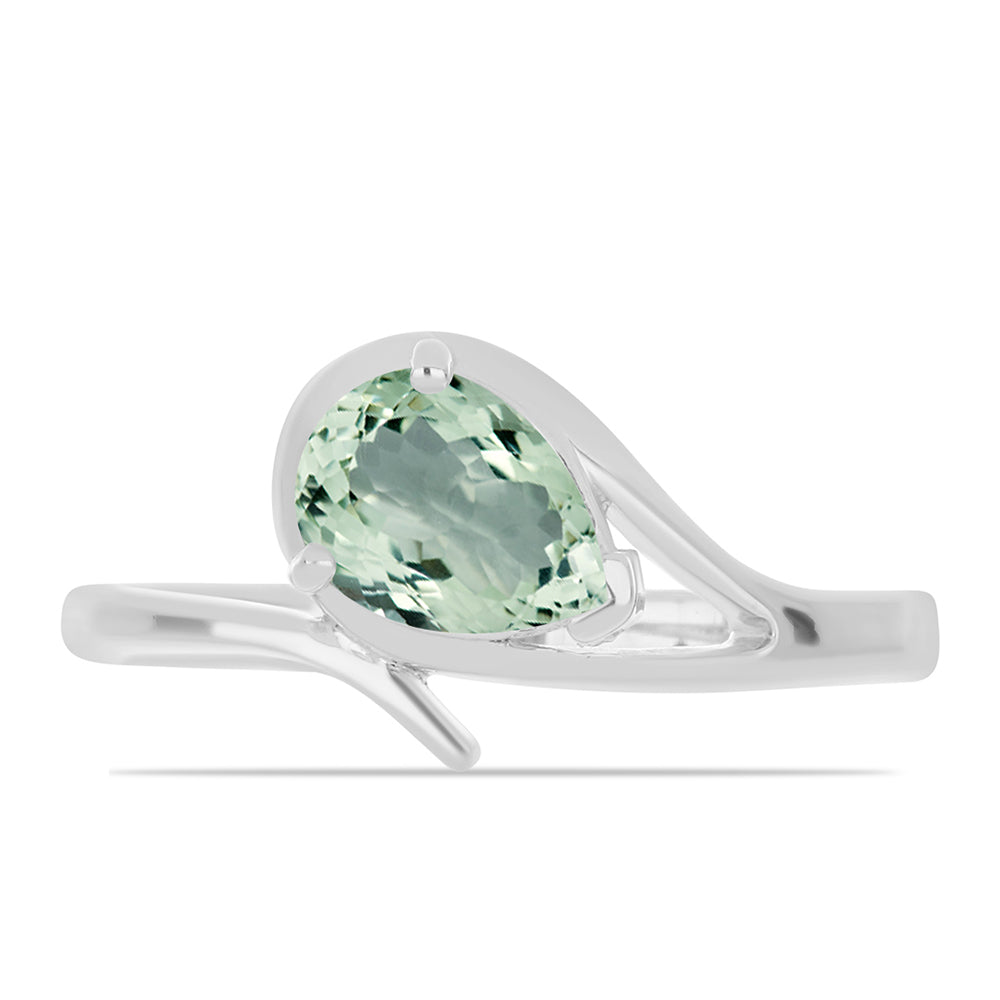 Anillo de Plata con Amatista Verde 1 