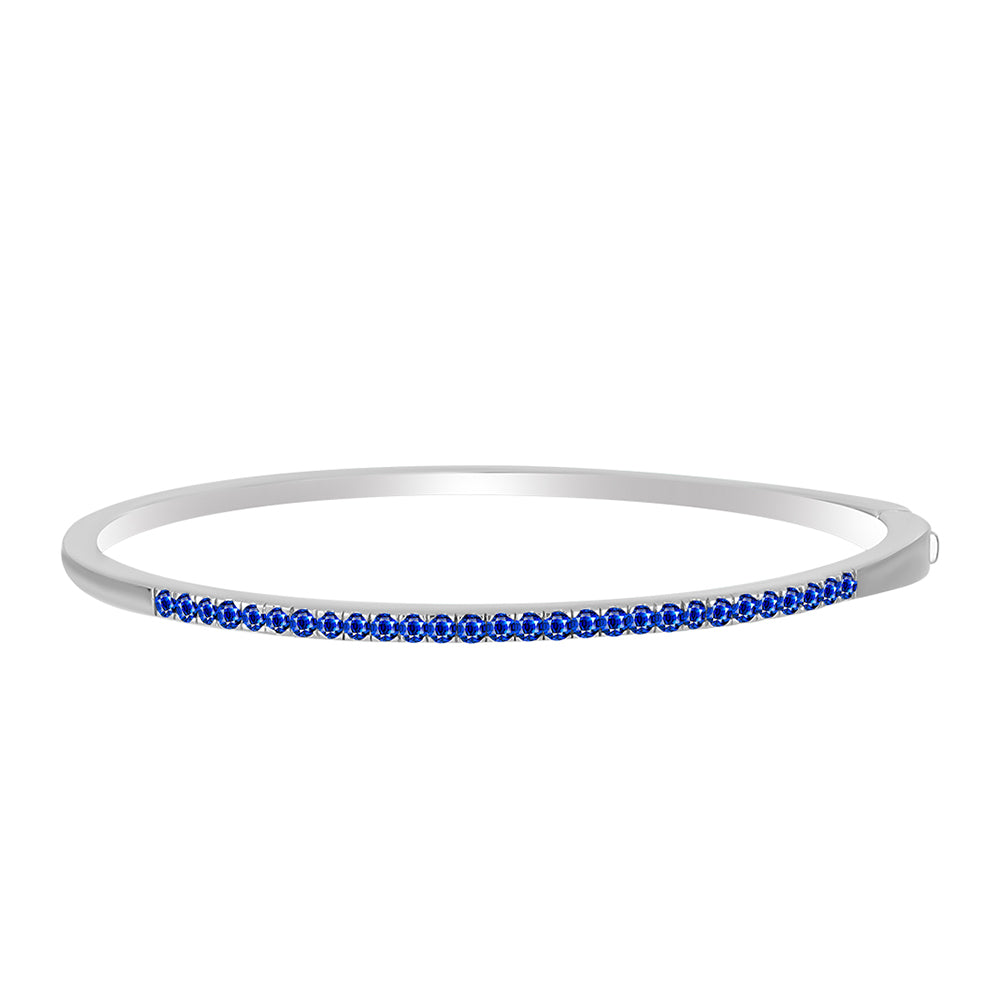 Brazalete de Plata con Zafiro Azul Australiano 1 