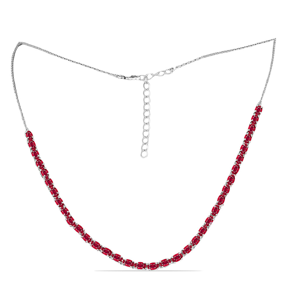 Collar de Plata con Rubí de Madagascar 1 