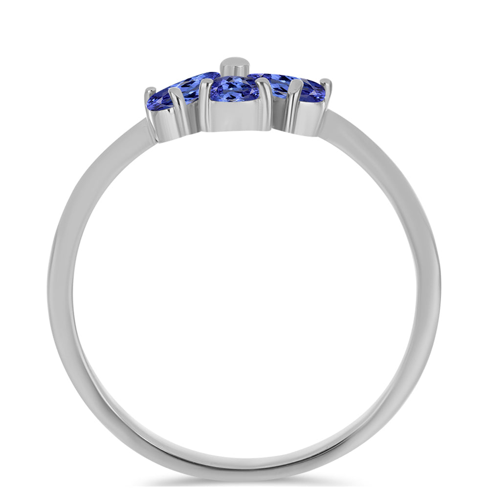 Anillo de Plata con Tanzanita 2 