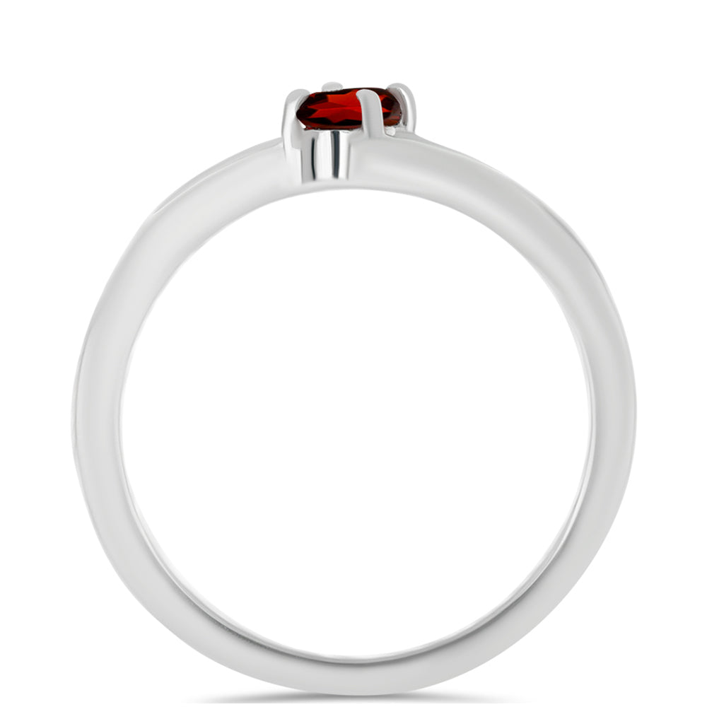 Anillo de Plata con Granate Barton