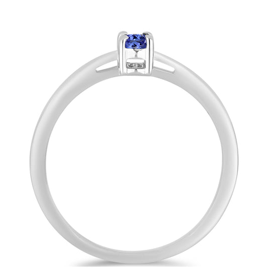 Anillo de Plata con Tanzanita