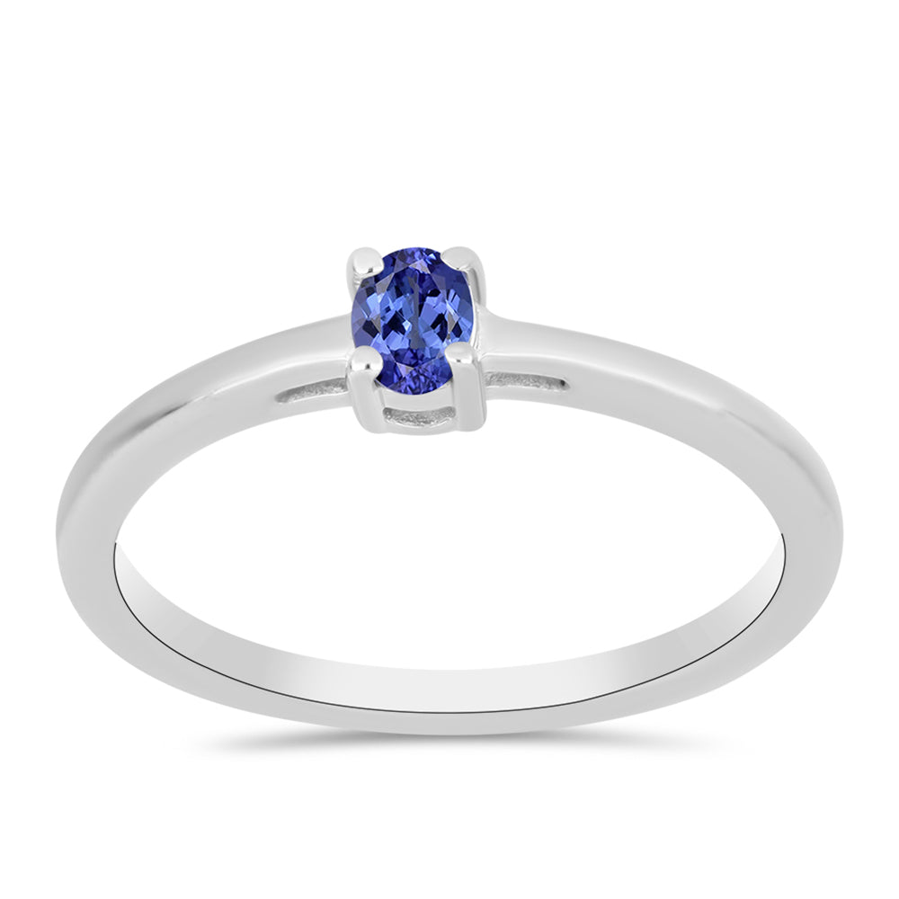 Anillo de Plata con Tanzanita