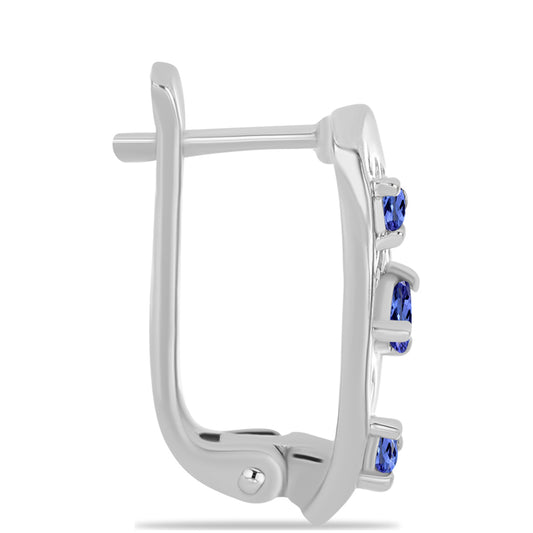 Pendientes de Plata con Tanzanita