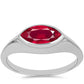 Anillo de Plata con Rubí de Madagascar