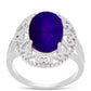 Anillo de Plata con Jade Púrpura