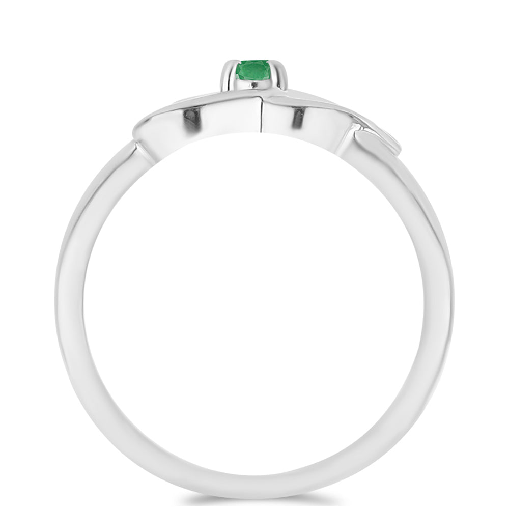 Anillo de Plata con Esmeralda de Brasil 2 