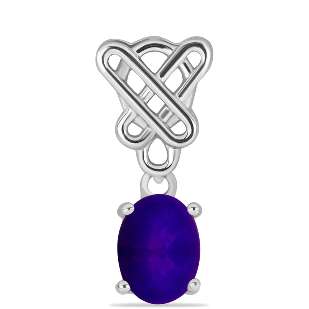 Colgante de Plata con Jade Púrpura