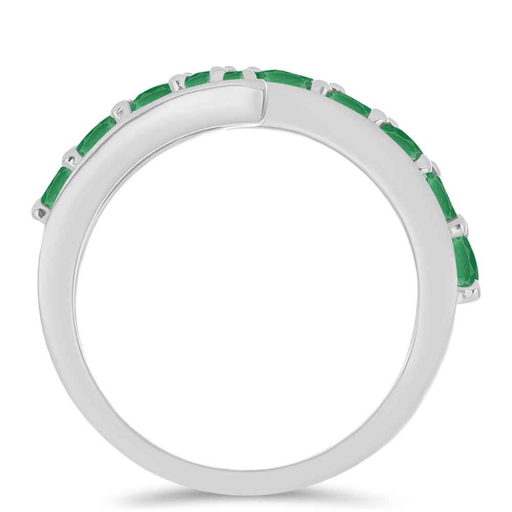 Anillo de Plata con Esmeralda de Brasil 2 