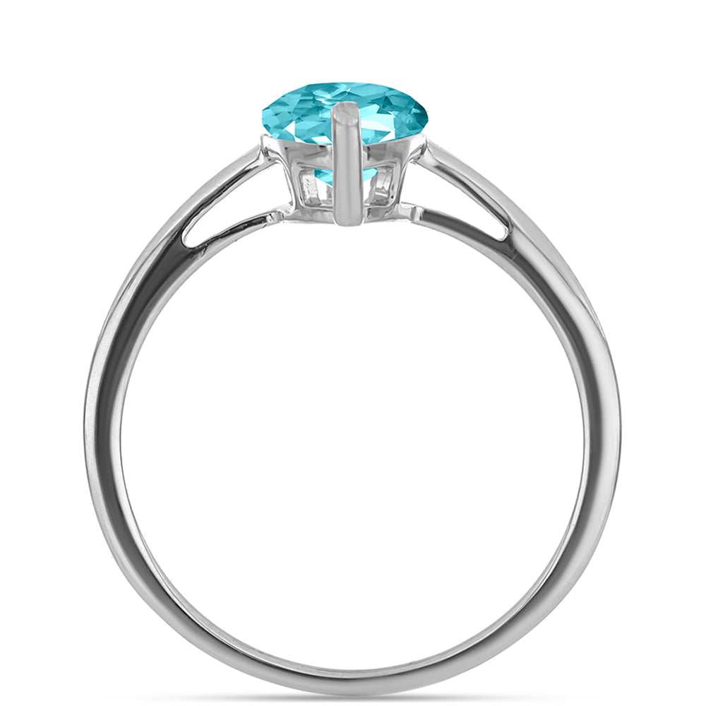 Anillo de Plata con Cuarzo Paraiba 2 