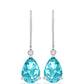 Pendientes de Plata con Cuarzo Paraiba