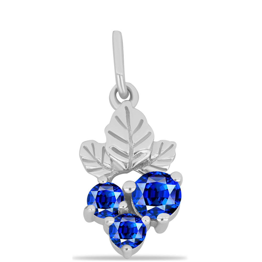 Colgante de Plata con Zafiro Azul Australiano 1 