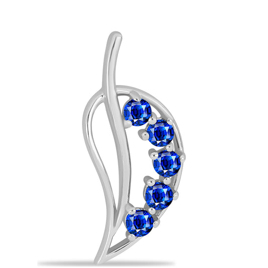 Colgante de Plata con Zafiro Azul Australiano