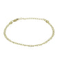 Pulsera de Plata Bañada en Oro