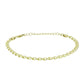 Pulsera de Plata Bañada en Oro