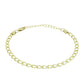 Pulsera de Plata Bañada en Oro