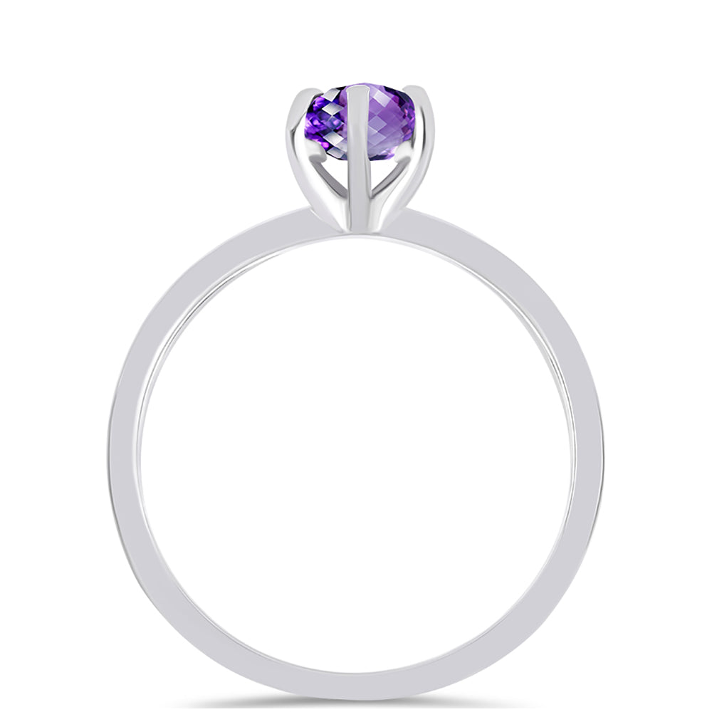 Anillo de Plata con Amatista de Marruecos 2 