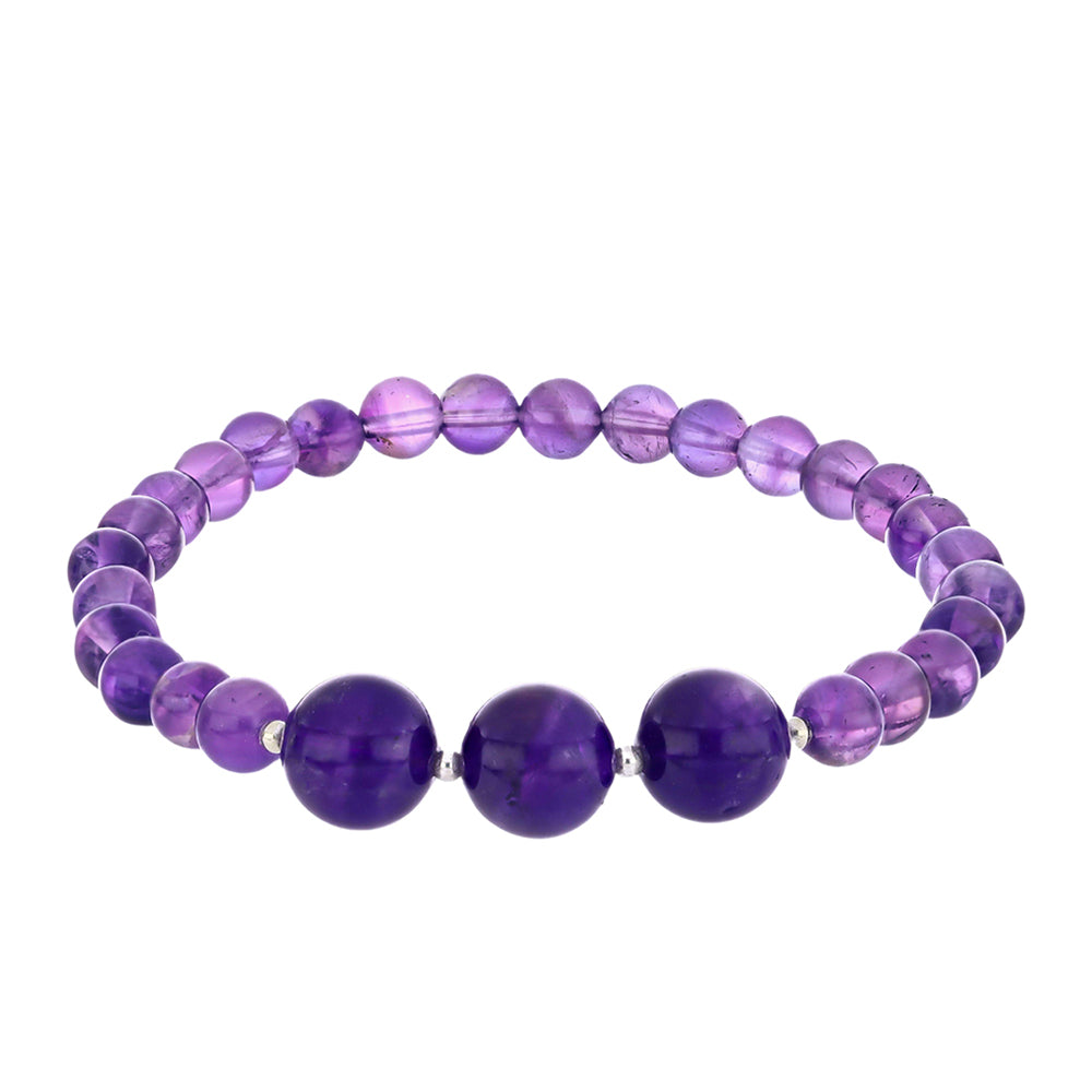 Pulsera de Plata con Amatista de Marruecos 1 