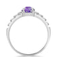 Anillo de Plata con Amatista de Marruecos