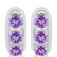 Pendientes de Plata con Amatista Rosa de Francia