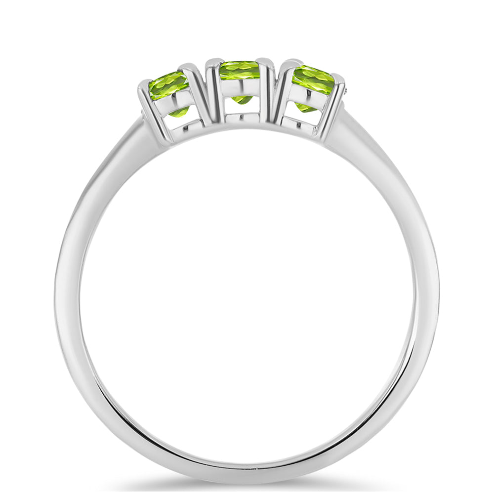 Anillo de Plata con Peridoto de Changbai 3 
