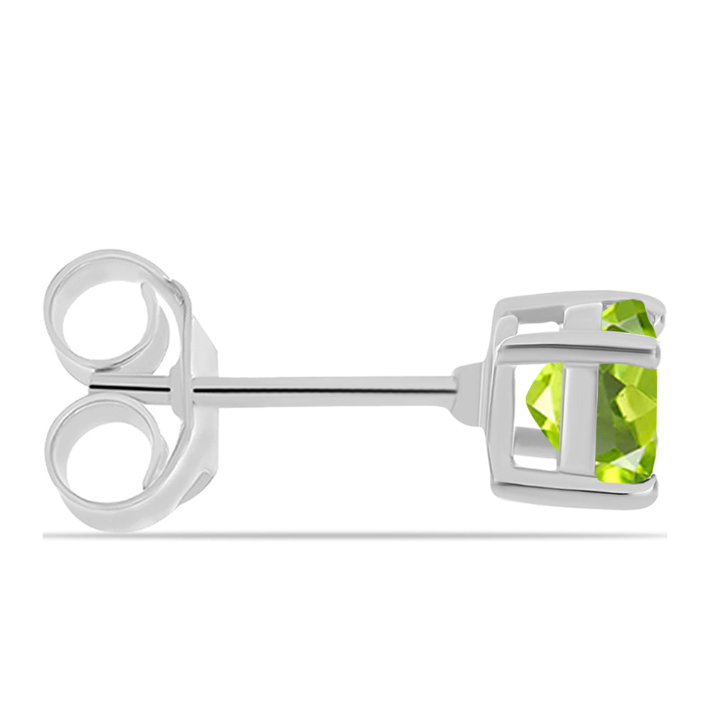 Pendientes de Plata con Peridoto de Changbai 2 