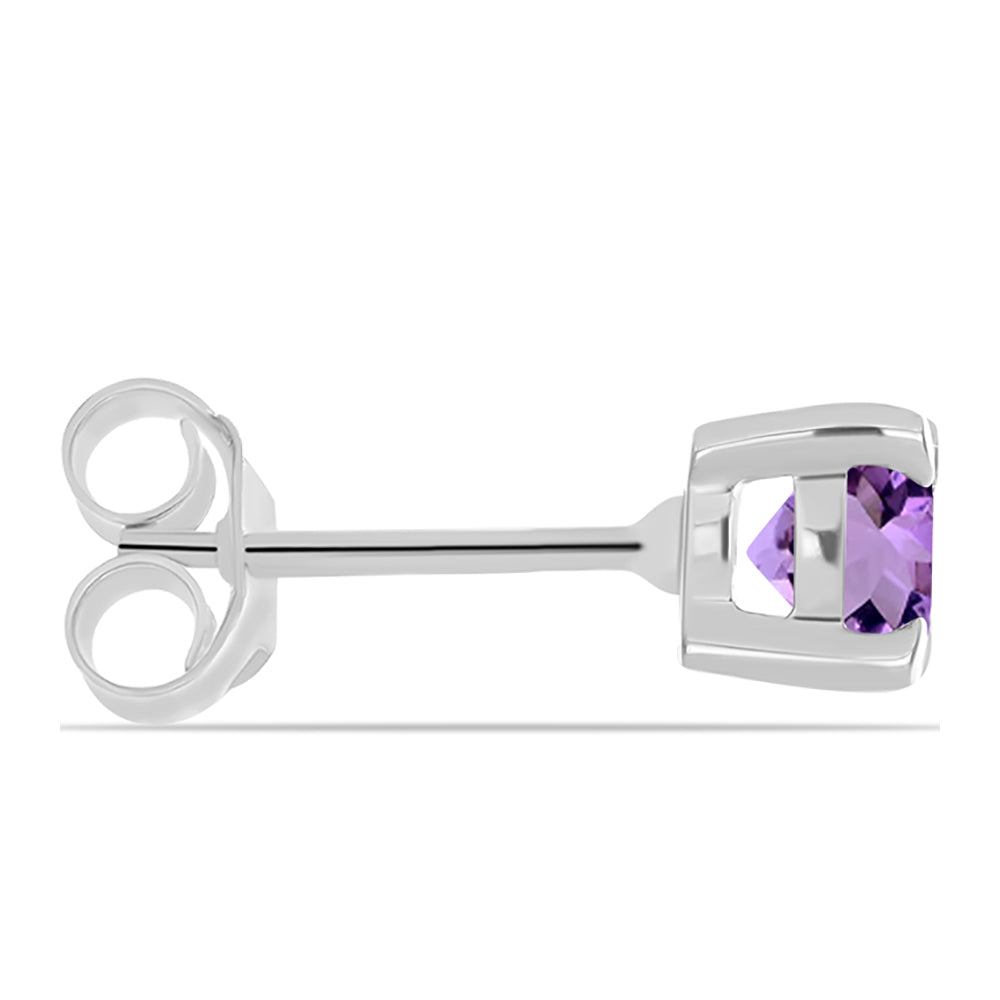Pendientes de Plata con Amatista Rosa de Francia 2 