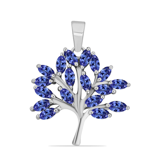 Colgante de Plata con Tanzanita