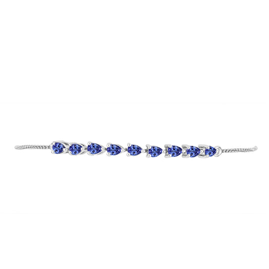 Pulsera de Plata con Tanzanita