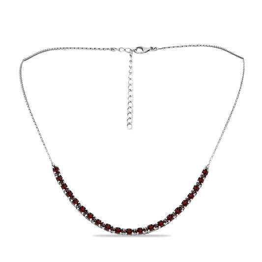 Collar de Plata con Granate Barton