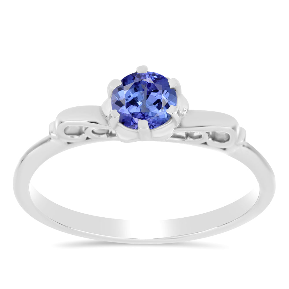 Anillo de Plata con Tanzanita 3 