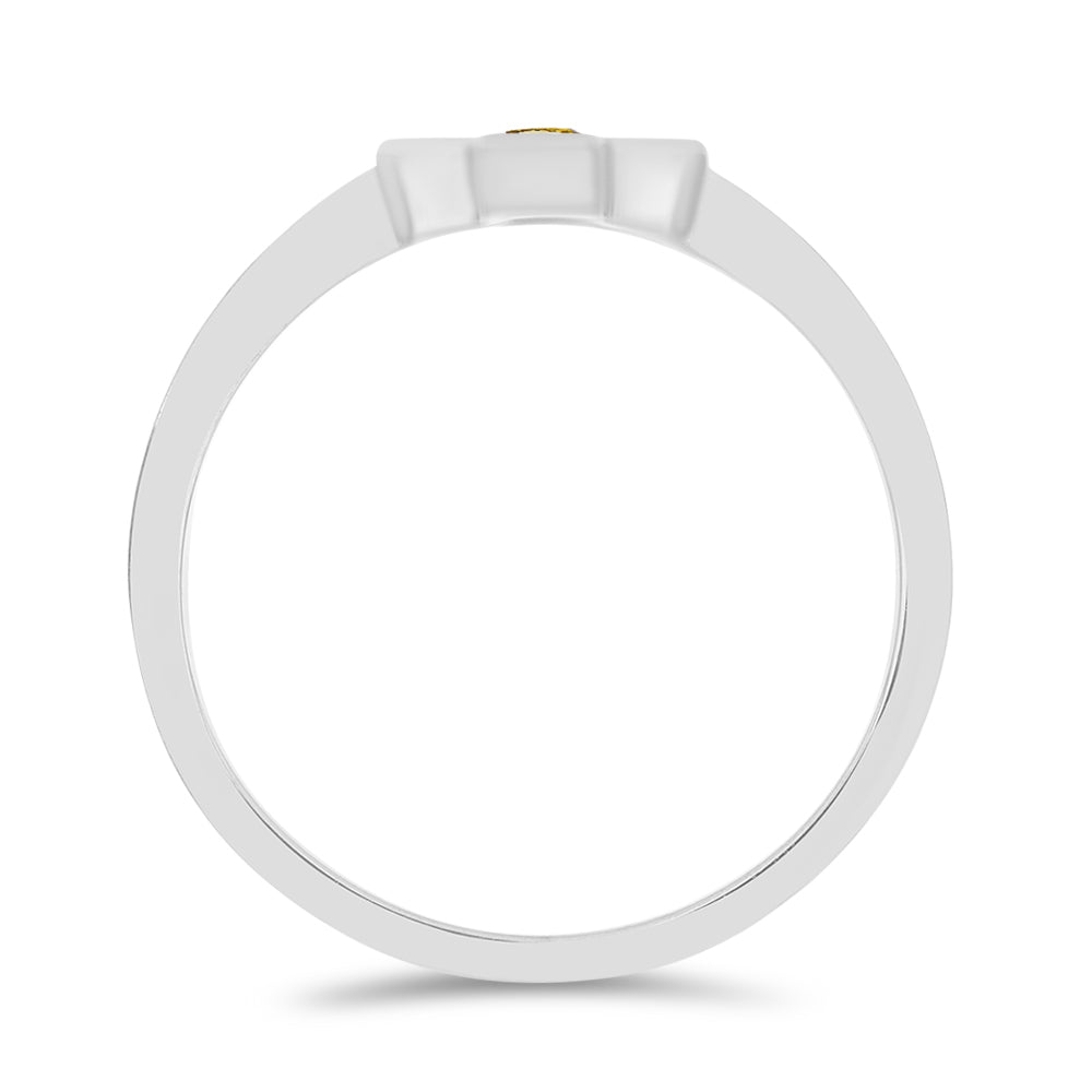 Conjunto de Plata con Citrino de los Montes Urales ( Pendientes +Anillo ) 5 