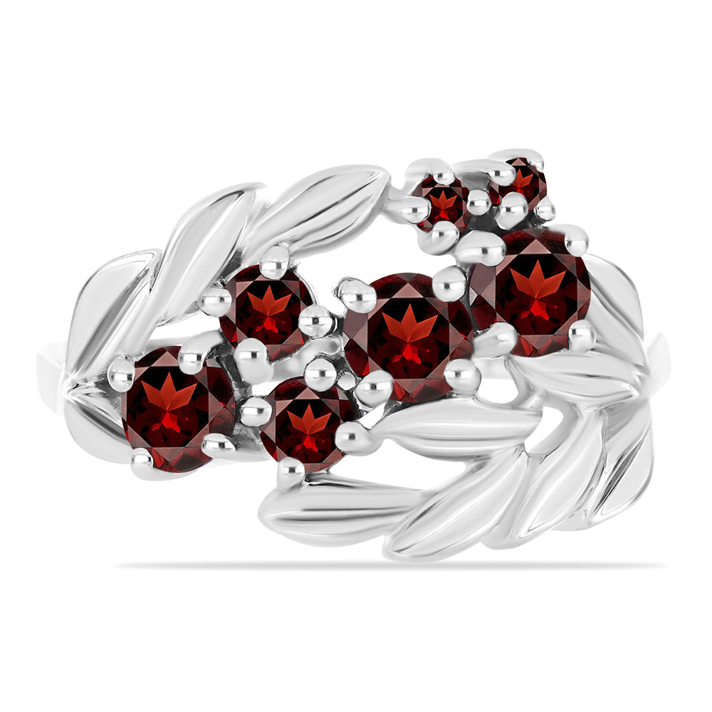 Anillo de Plata con Granate Barton