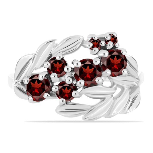 Anillo de Plata con Granate Barton