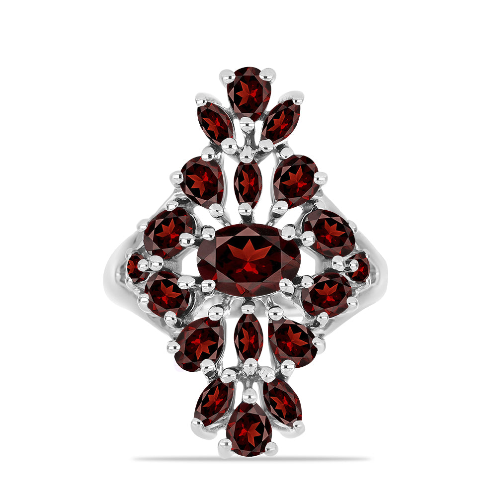 Anillo de Plata con Granate Barton 1 